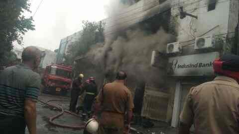 Big fire in chawla house near arya college