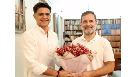 पंजाब कांग्रेस प्रभारी सचिन पायलट राहुल-प्रियंका से मिले: सं